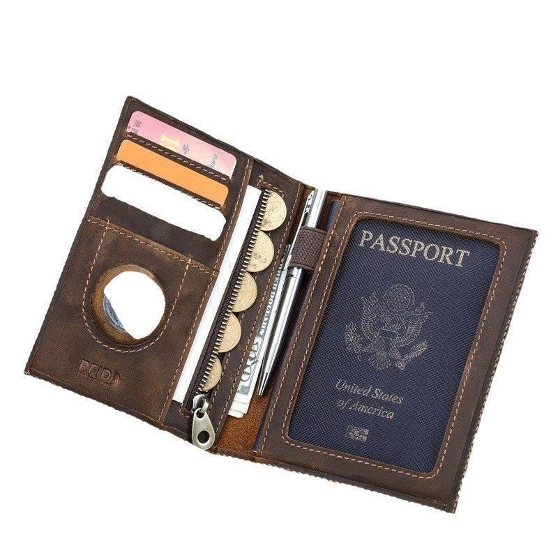 Retro Leather Anti-Theft Document Bag