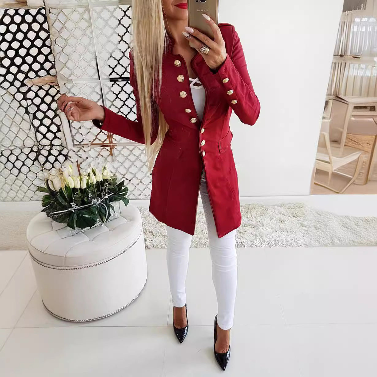 Women's Slim Fit Business Blazer
