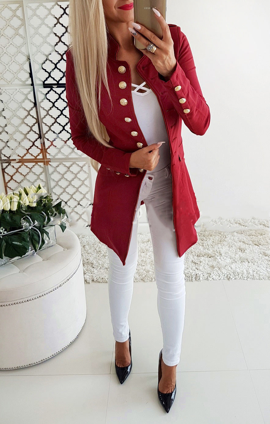 Women's Slim Fit Business Blazer