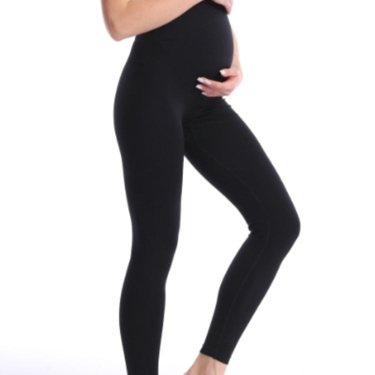 High Waist Elastic Seamless Maternity Leggings