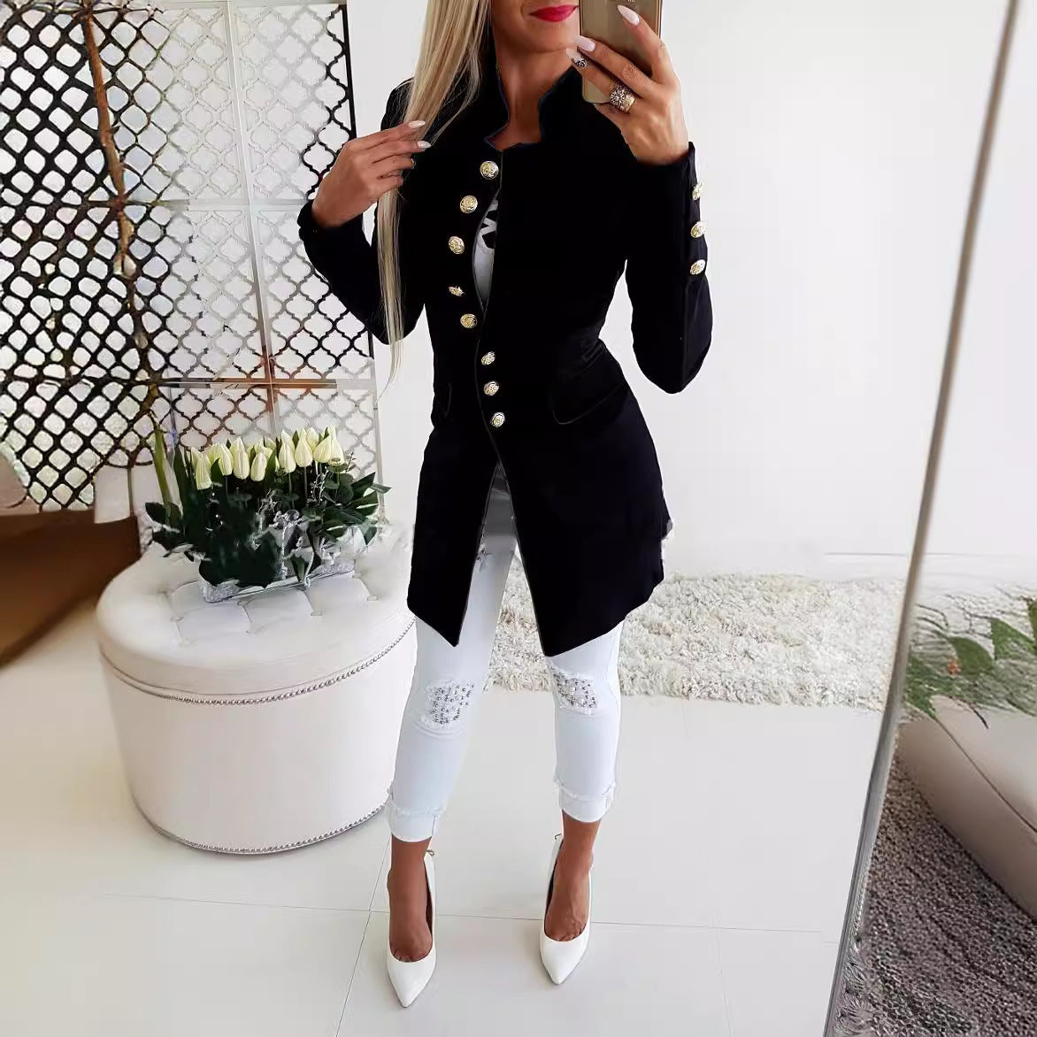 Women's Slim Fit Business Blazer