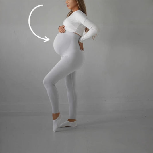 High Waist Elastic Seamless Maternity Leggings