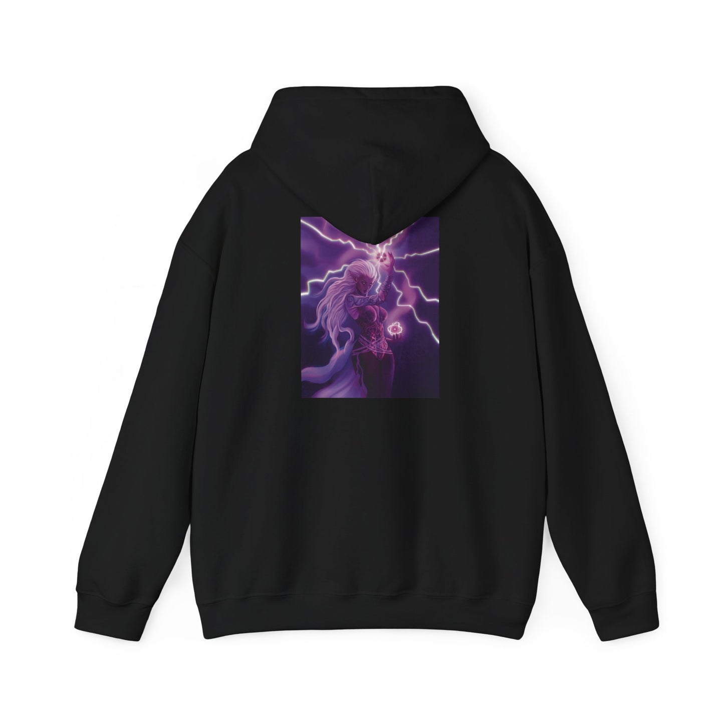 Praetoria© Lightning Horse Hoodie — Electric Purple Pegasus Graphic Sweatshirt