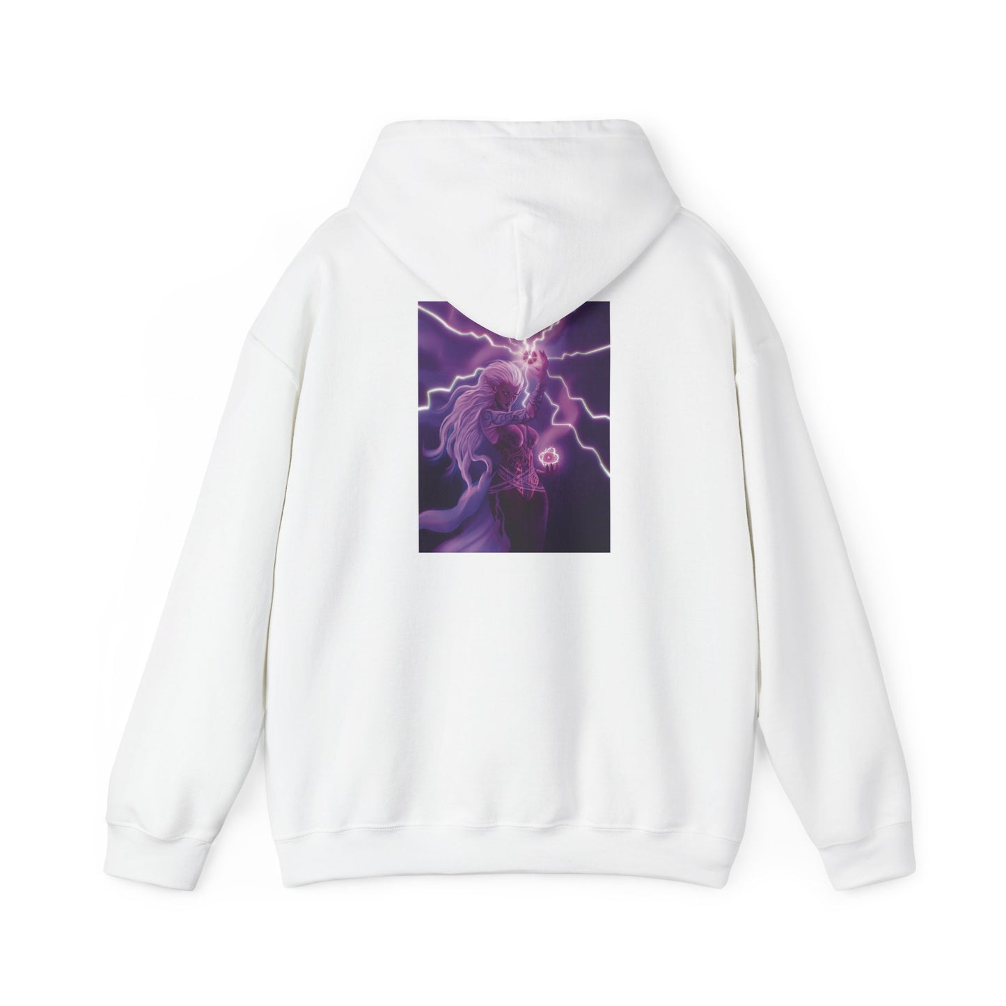 Praetoria© Lightning Horse Hoodie — Electric Purple Pegasus Graphic Sweatshirt