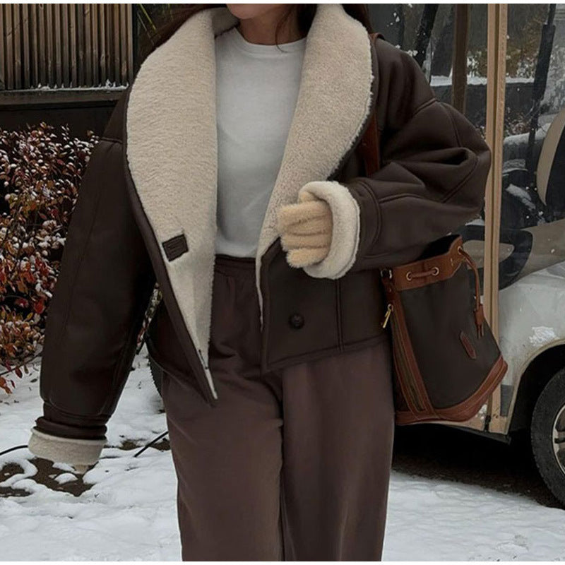 Women's Comfortable Warm Fur Coat