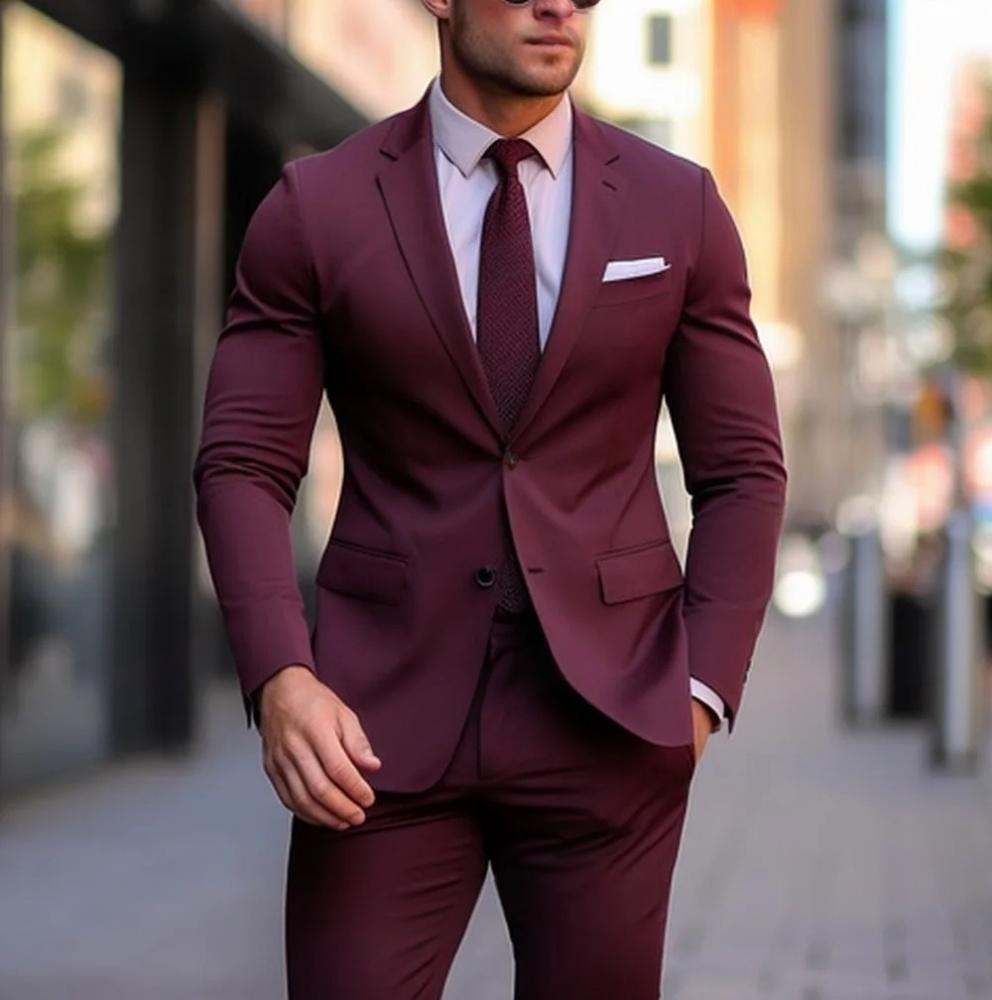 Men's Two-piece Classic Suit
