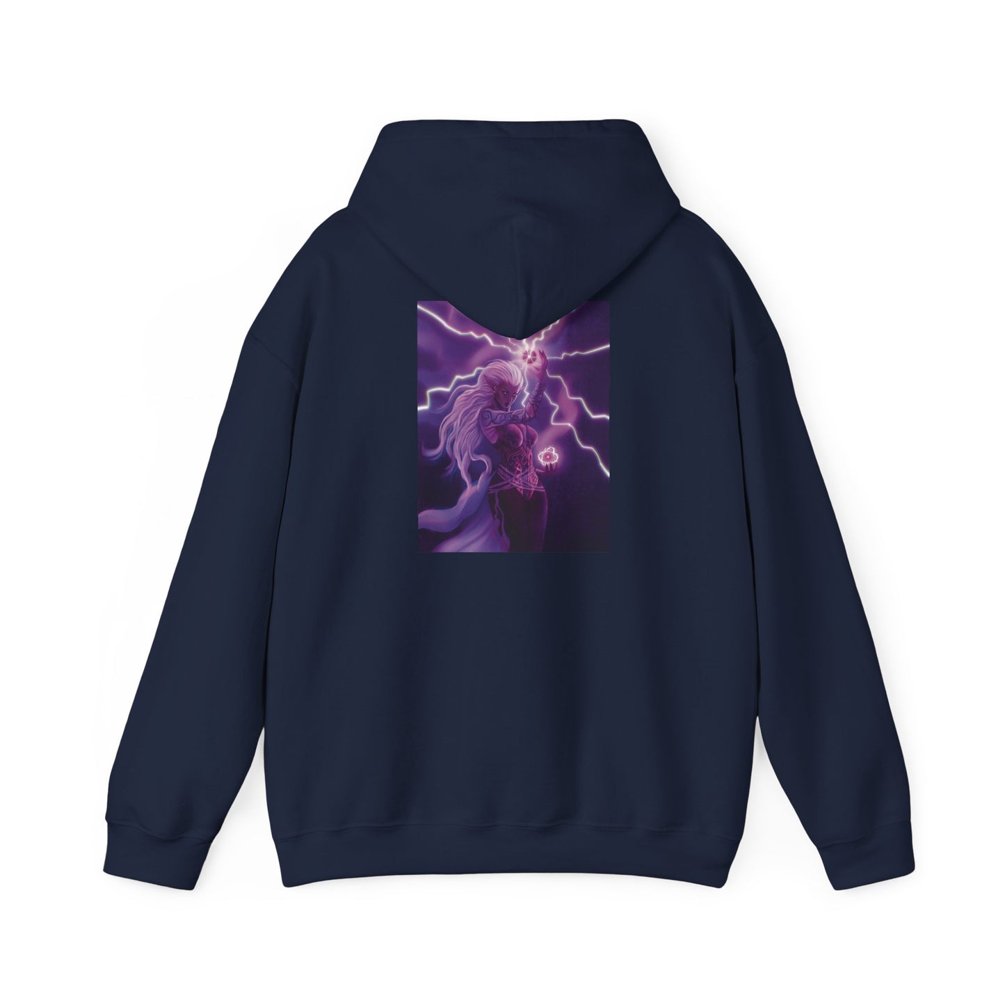 Praetoria© Lightning Horse Hoodie — Electric Purple Pegasus Graphic Sweatshirt