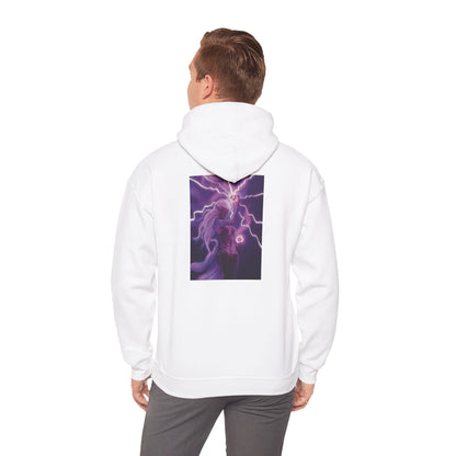 Praetoria© Lightning Horse Hoodie — Electric Purple Pegasus Graphic Sweatshirt
